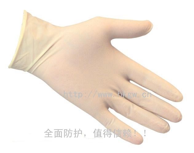 供应：一次性乳胶医用检查手套